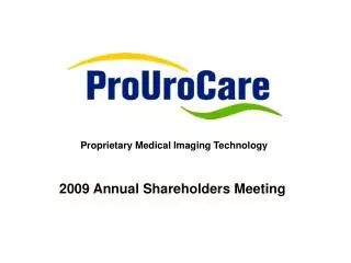 2009 Annual Shareholders Meeting