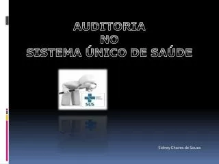 auditoria no sistema nico de sa de