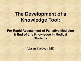 Alyson Brodeur, MD