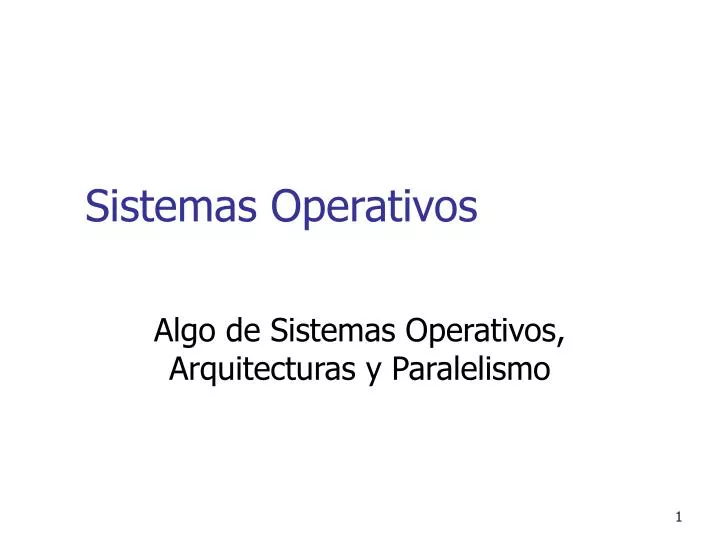 sistemas operativos