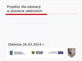 projekty dla edukacji w powiecie ole nickim