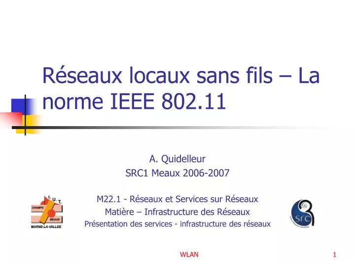 r seaux locaux sans fils la norme ieee 802 11