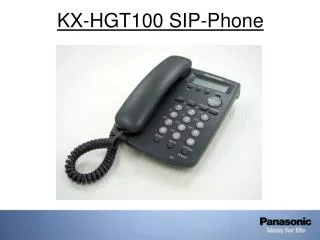 KX-HGT100 SIP-Phone