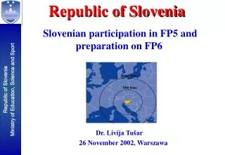 Slovenian participation in FP5 and preparation on FP6