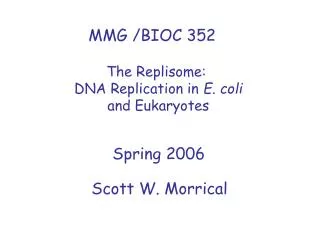 MMG /BIOC 352