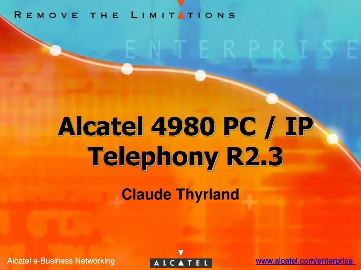 alcatel 4980 pc ip telephony r2 3