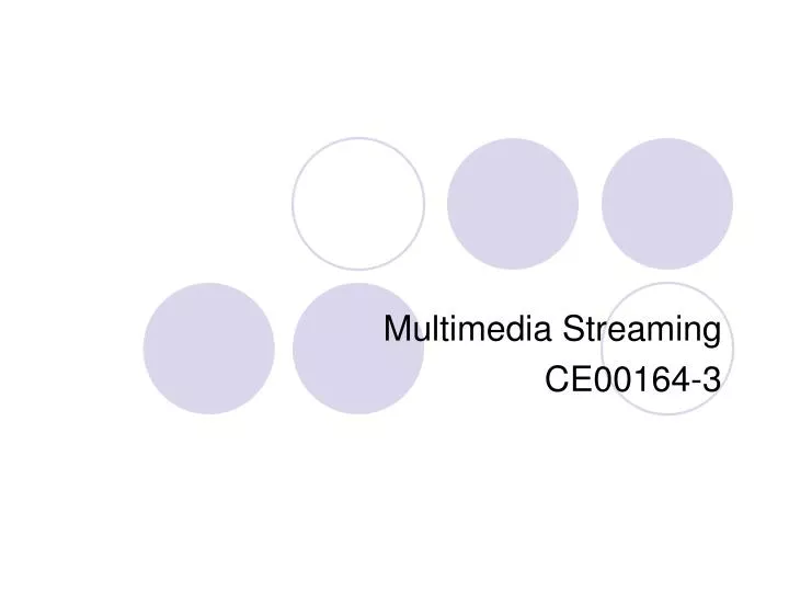 multimedia streaming ce00164 3