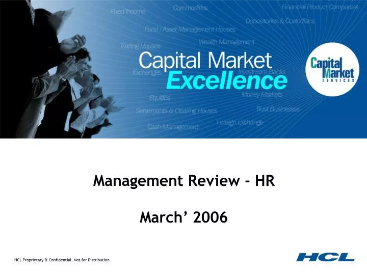 management review hr march 2006