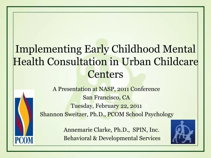 implementing early childhood mental health consultation in urban childcare centers