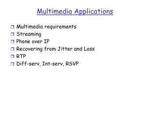 multimedia applications