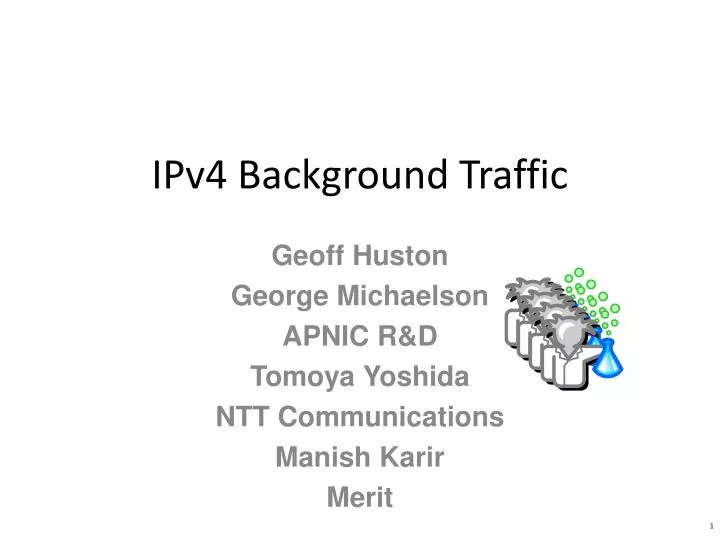 ipv4 background traffic