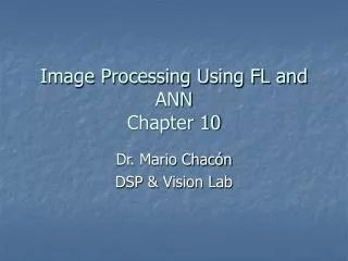 image processing using fl and ann chapter 10