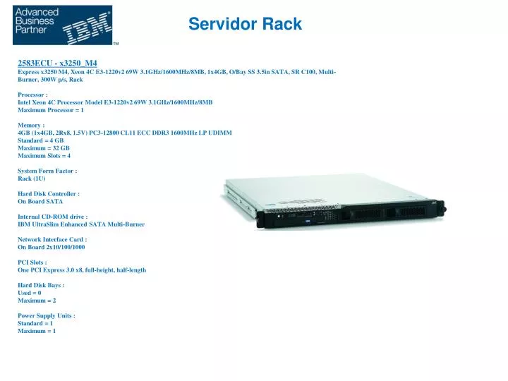 servidor rack