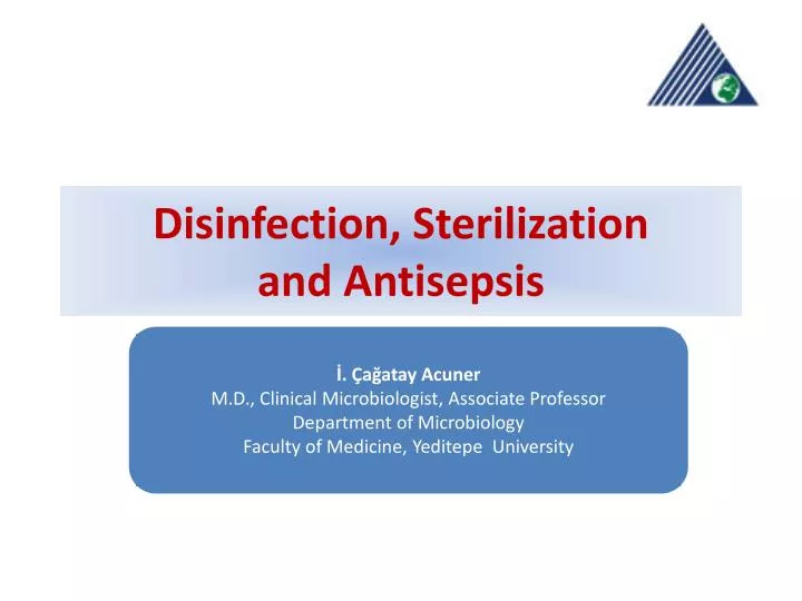 disinfection sterilization and antisepsis
