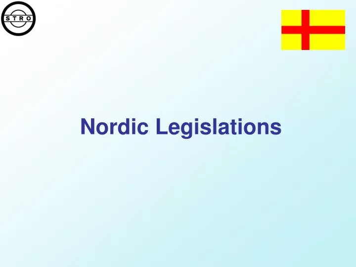 nordic legislations