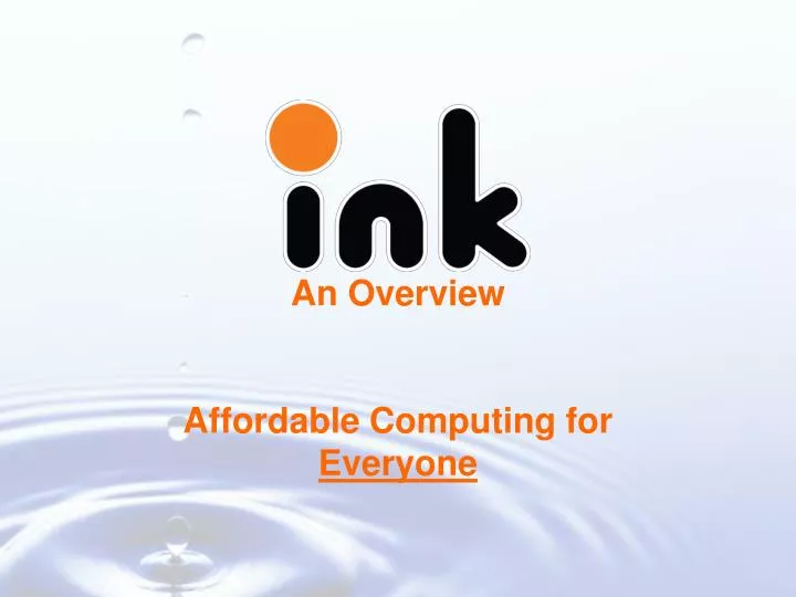 an overview affordable computing for everyone