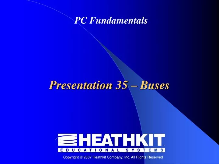 presentation 35 buses