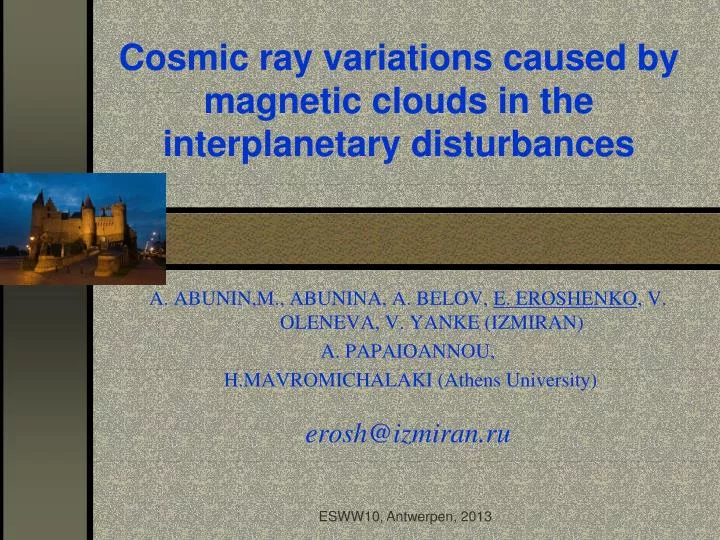 cosmic ray variations caused by magnetic clouds in the interplanetary disturbances