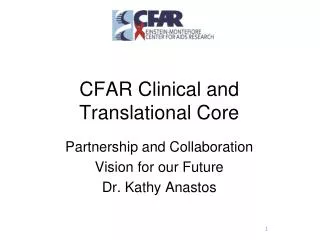 CFAR Clinical and Translational Core