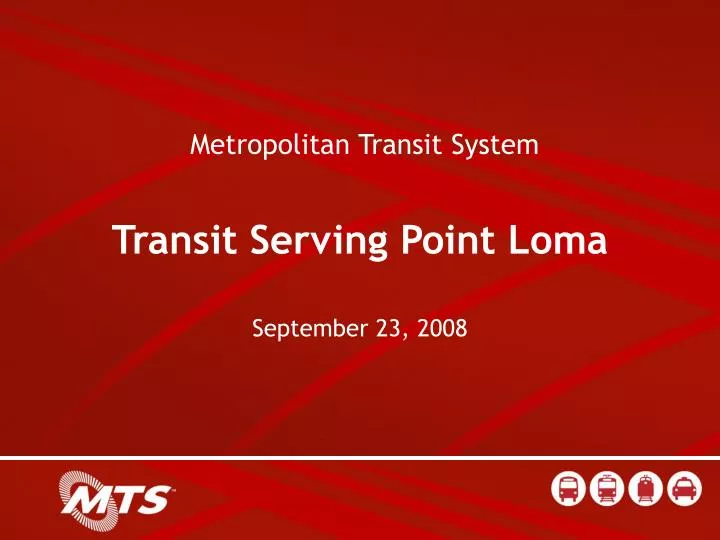 metropolitan transit system