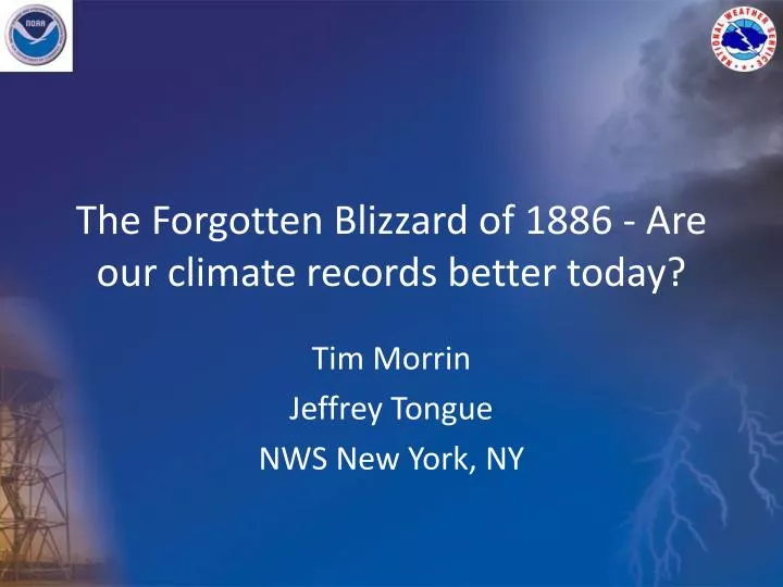 the forgotten blizzard of 1886 are our climate records better today
