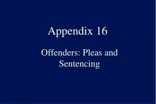 Appendix 16