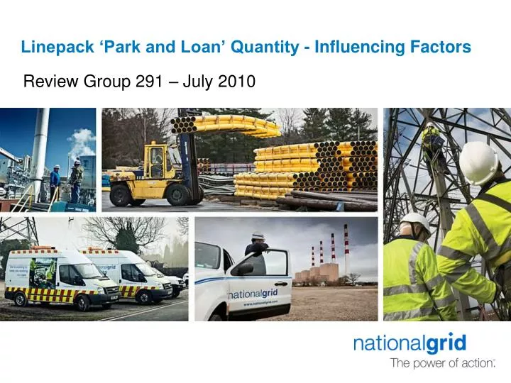 linepack park and loan quantity influencing factors