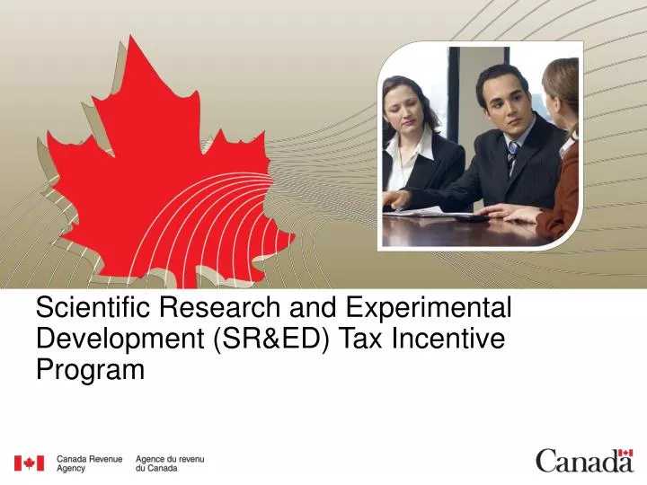 scientific research and experimental development sr ed tax incentive program