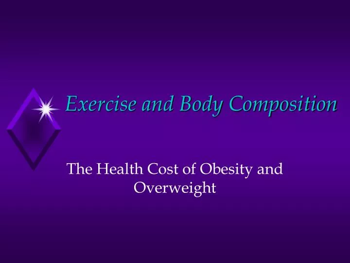 exercise and body composition