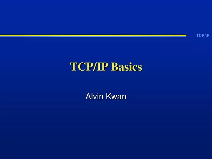 tcp ip basics