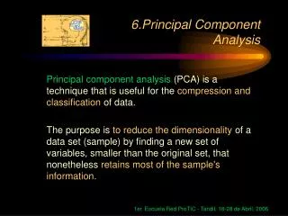 6.Principal Component Analysis