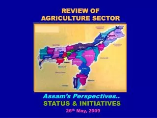 REVIEW OF AGRICULTURE SECTOR