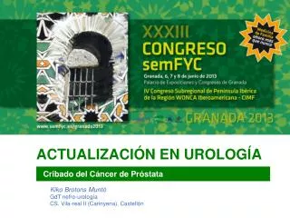 actualizaci n en urolog a
