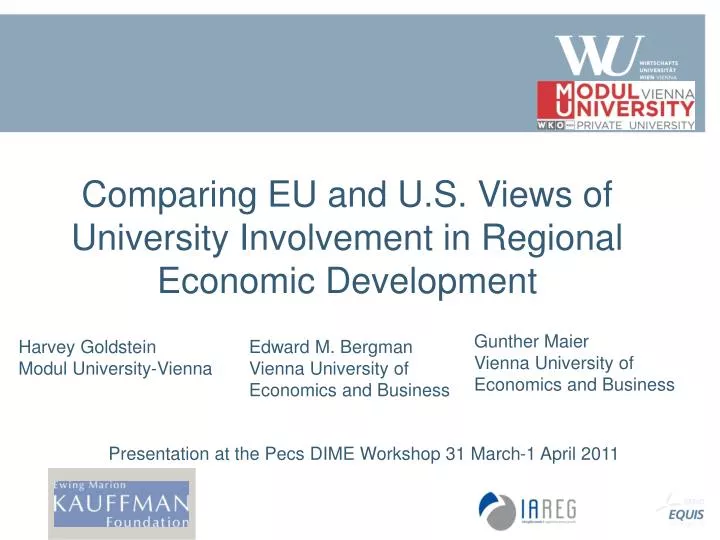how similar are eu and u s views of academic entrepreneurship a report of preliminary explorations