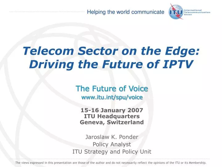 telecom sector on the edge driving the future of iptv