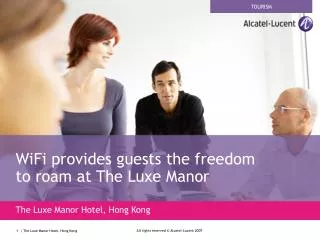 WiFi provides guests the freedom to roam at The Luxe Manor