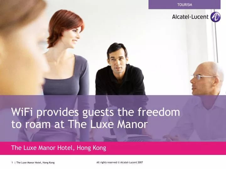 wifi provides guests the freedom to roam at the luxe manor