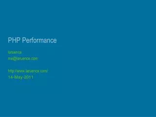 PHP Performance
