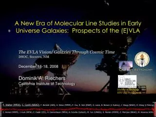 A New Era of Molecular Line Studies in Early Universe Galaxies: Prospects of the (E)VLA