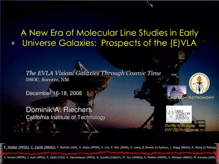 a new era of molecular line studies in early universe galaxies prospects of the e vla