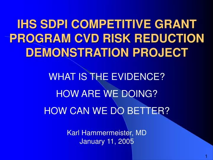 ihs sdpi competitive grant program cvd risk reduction demonstration project