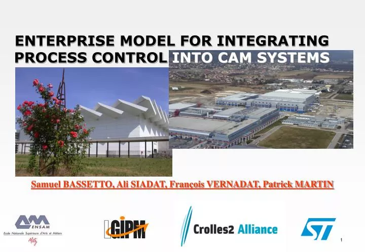 enterprise model for integrating process control into cam systems