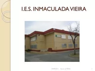 i e s inmaculada vieira