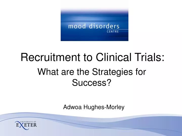recruitment to clinical trials