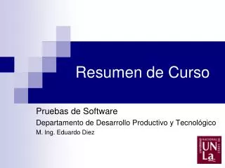 resumen de curso