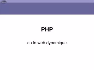 ou le web dynamique