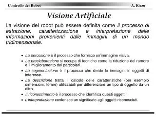 visione artificiale