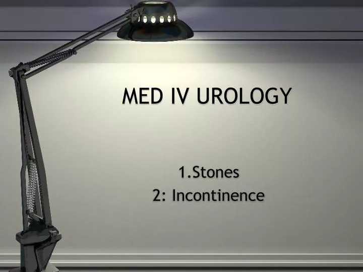 med iv urology