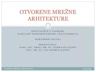 otvorene mre ne arhitekture