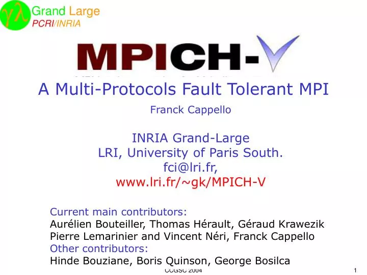 a multi protocols fault tolerant mpi